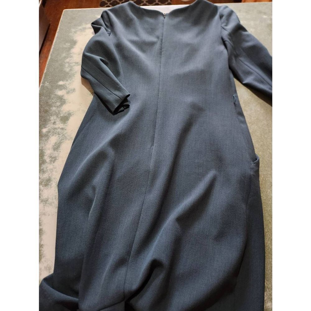 MM. LaFleur Navy Blue Midi Sheath Dress - Picture 5 of 5